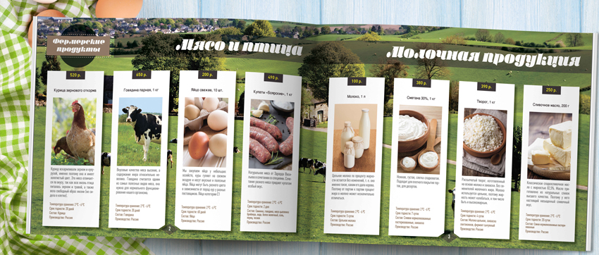 Разработка каталога фермерских продуктов